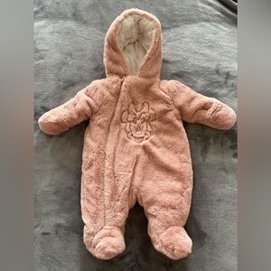 Disney Minnie Mouse Pink and White Sleepsuits-Babygrows